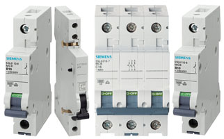 Модульные автоматические выключатели Siemens SENTRON