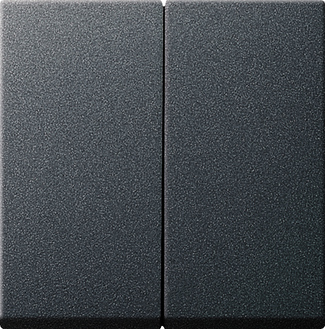 Клавіша 2-кл IP44 з ущільнювачем System 55, антрацит