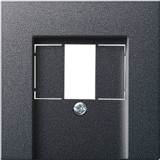 027628 Накладка для TAE+USB System 55, антрацит - Зображення 1