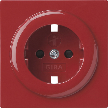 092143 Накладка для розетки 0453хх, червоний - Зображення 1