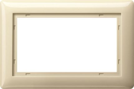 Рамка 1,5-гн Standard 55, кремовий глянцевий
