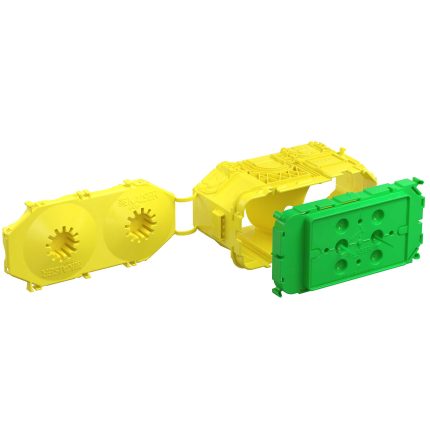 1269-03  BB Gerätedose Italien, 3 Module, T=91mm