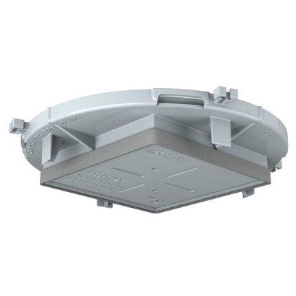 1281-69 Frontteil DA75x75mmSichtbeton,HaloX100