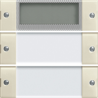 Комплект клавіш 2-кл Plus System 55, кремовий глянцевий
