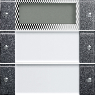 214228 Комплект клавіш 2-кл Plus System 55, антрацит - Зображення 1