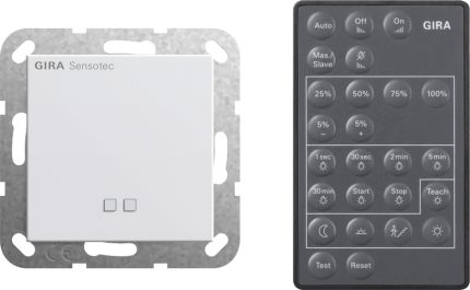 Sensotec з пультом System 55, білий матовий
