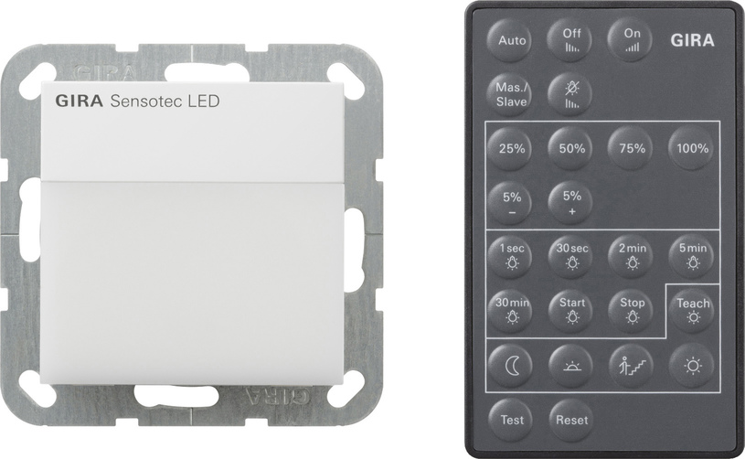 236803 Sensotec LED з пультом System 55, білий глянцевий - Зображення 1
