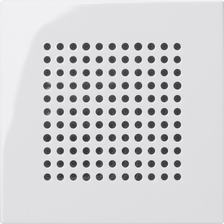 Накладка динамік System 55, білий глянцевий