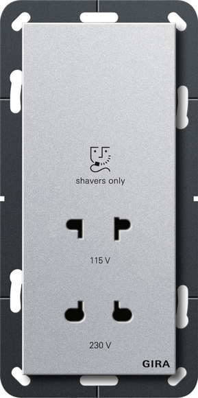 Розетка для бритви System 55, алюміній