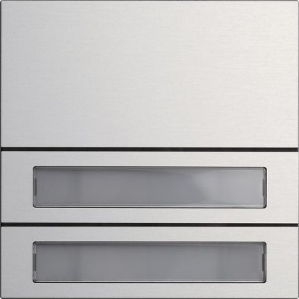 Кнопковий модуль виклику 2-м System 106, алюміній