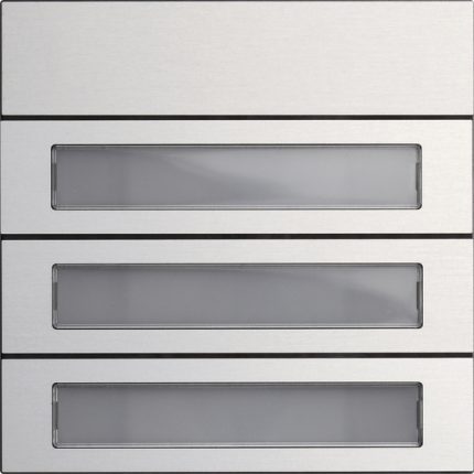 Кнопковий модуль виклику 3-м System 106, алюміній