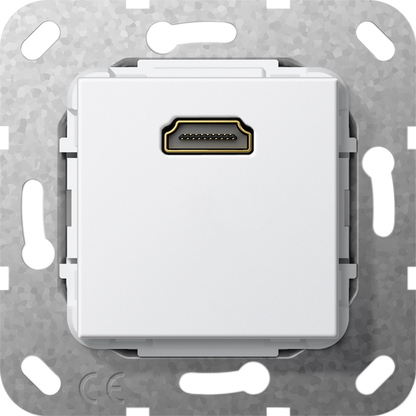 HDMI 1-гн розгалужувальний кабель, білий глянцевий