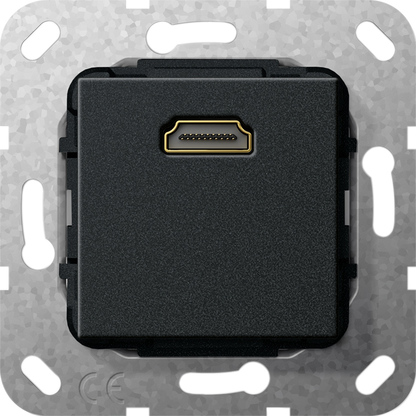 HDMI 1-гн розгалужувальний кабель, чорний матовий