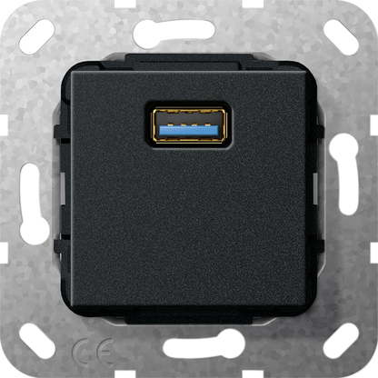 USB 3.0 A перехідник, чорний матовий
