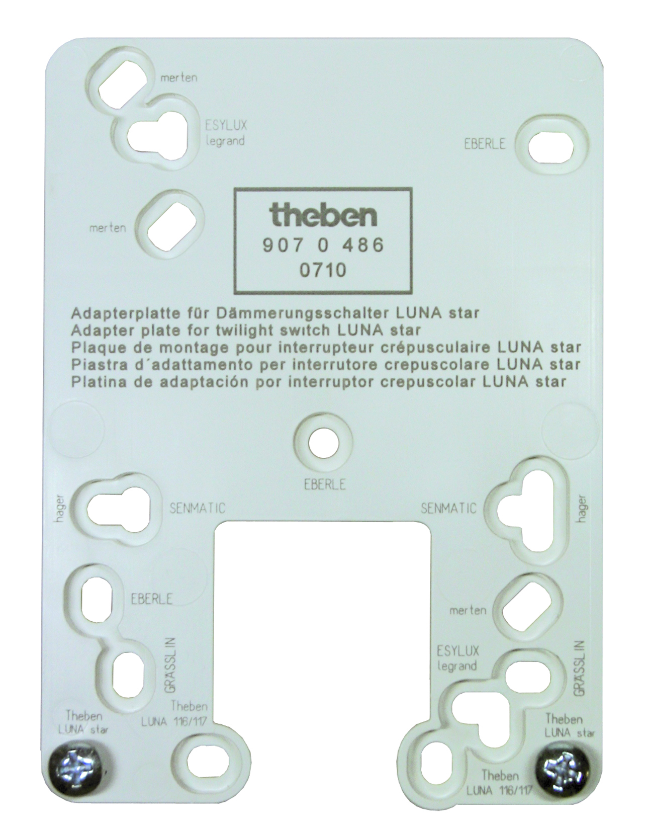 9070486_Adapterplatte-LUNA-star 9070486 Adapterplatte LUNA star - Зображення 1