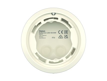 9080019 Surface box LUXA 103 B WH