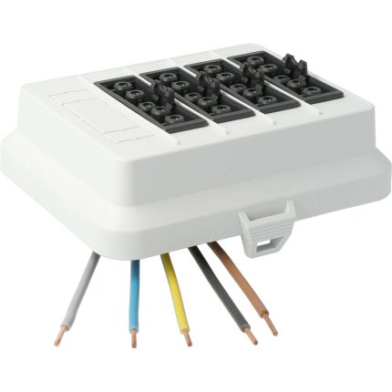 AT6199 AK2-W5, 4x5P ZWART+DRADEN