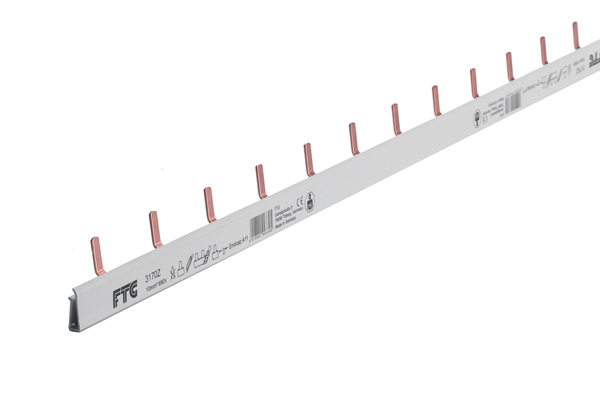 3170Z 3170Z Busbar, 1 pole pin, 10sqmm - Зображення 1
