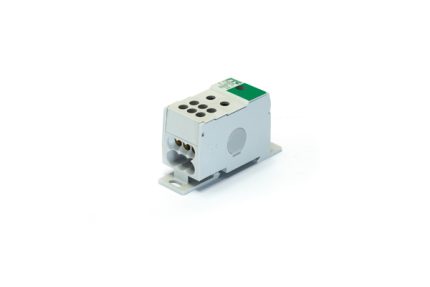 38032PE Distribution block 1 pole green 285A 7 connections