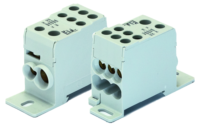 38041 38041 Distribution block 1 pole grey 170A 8 connections - Зображення 1
