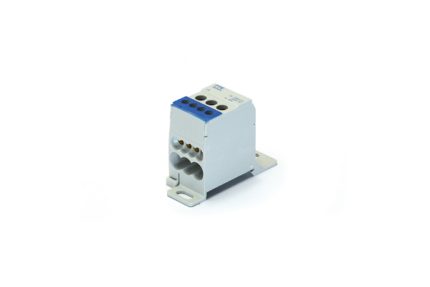 38049N  Distribution block 1 pole grey 100A 7 connections