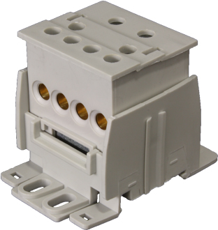 38084 38084 Distribution block 1 pole grey 250A 7 connections - Зображення 1