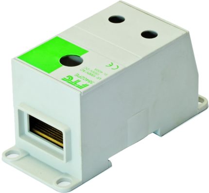 38402PE Distribution block 1 pole green 600A 12 connections