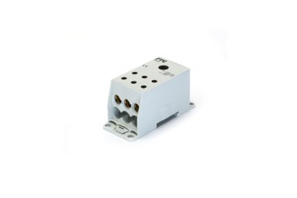 38403 Distribution block 1 pole grey 500A 7 connections