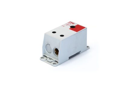38404R Distribution block 1 pole red 500 A 3 connections