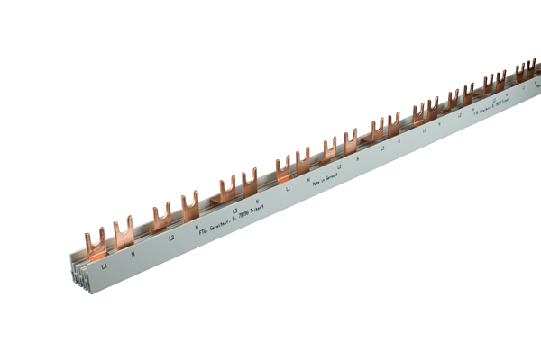 3880 3880 Busbar, 4 pole, fork, 10sqmm - Зображення 1