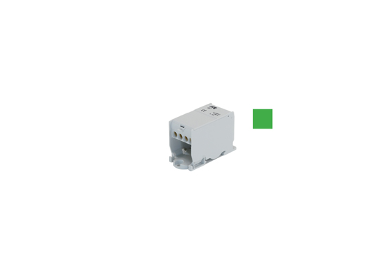 38812PE 38812PE Distribution block 1 pole green 175A 13 connections - Зображення 1