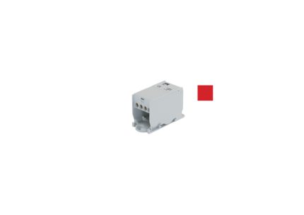38812R Distribution block 1 pole red 175A 13 connections