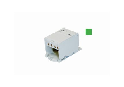 38814PE Distribution block 1 pole green 250A 14 connections