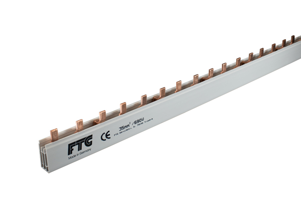 5989S 5989S Busbar, 3 pole, pin, 35sqmm - Зображення 1