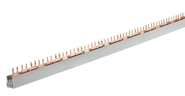 710-57 710-57 Busbar, 3 pole, fork, 10sqmm - Зображення 1