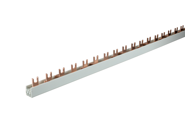 712-16 712-16 Busbar, 3 pole, fork, 16sqmm - Зображення 1