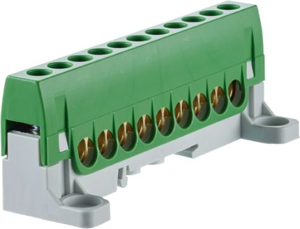 870GFS9GN Neutral and earthing terminal touch safe green