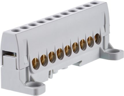 870GFS9GY  Neutral and earthing terminal touch safe grey