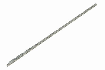 871M  Terminal block brass zinc plated and V-gap with compression proving ring