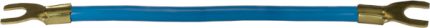 883B  Cable connection 6sqmm 260mm blue fork lug M6