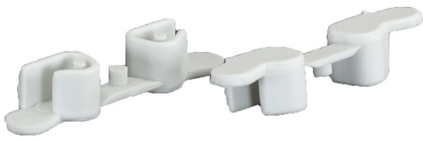 A35 A35 End caps for 1 pole Busbar 10sqmm grey - Зображення 1