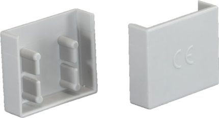 A6  End caps for 4 pole Busbar 30sqmm grey