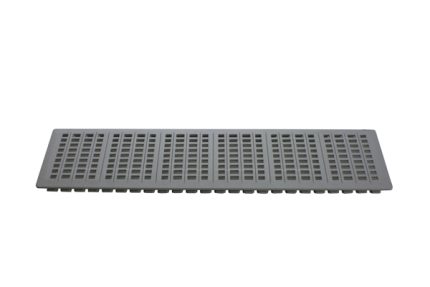 BAG220DG  Blind cover dark grey perforated 220mm