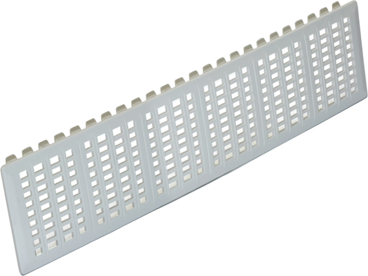 BAG220W BAG220W Blind cover white perforated 220mm - Зображення 1