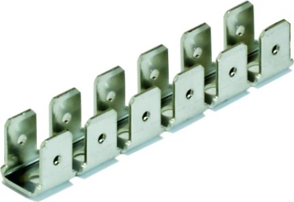 EST006 Tinned earthing terminal for tab receptacle with 6 contacts
