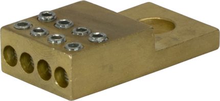 KNDB1410 4 pole Klemme 10sqmm for NH fuses clamp screw