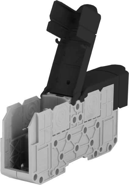 STI070S  Stud terminal 70sqmm black / M8 / 192A / 10Nm