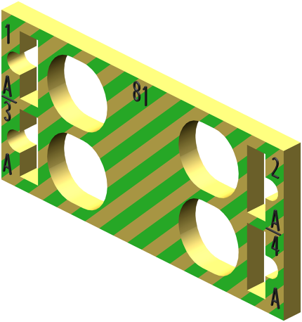 6ES7193-6CP81-2AB0 10 color-coded labels CC81