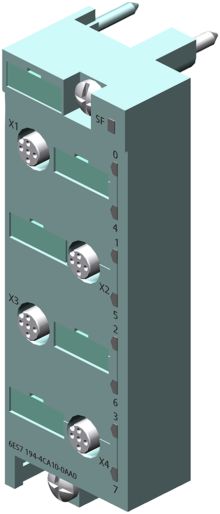 6ES7194-4CA10-0AA0 ET 200pro, CM IO 4 x M12 P
