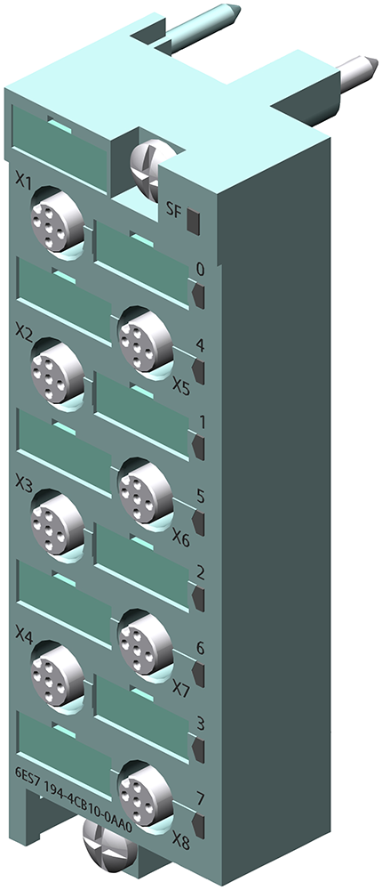 6ES7194-4CB10-0AA0 ET 200pro, CM IO 8 x M12 P